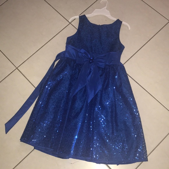 Dark Blue Sparkly Dress